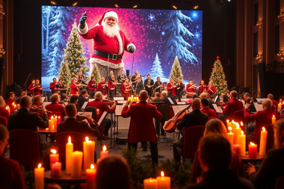 Новогоднее шоу саундтреков при свечах с АСО-оркестром