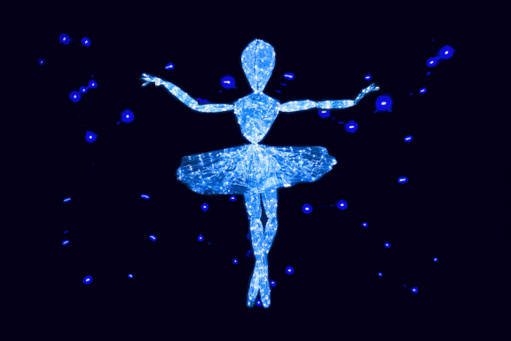 Представление световых кукол. Театр Николая Зыкова (Москва)