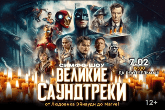 Великие саундтреки от Людовика Эйнауди до Marvel и другие.